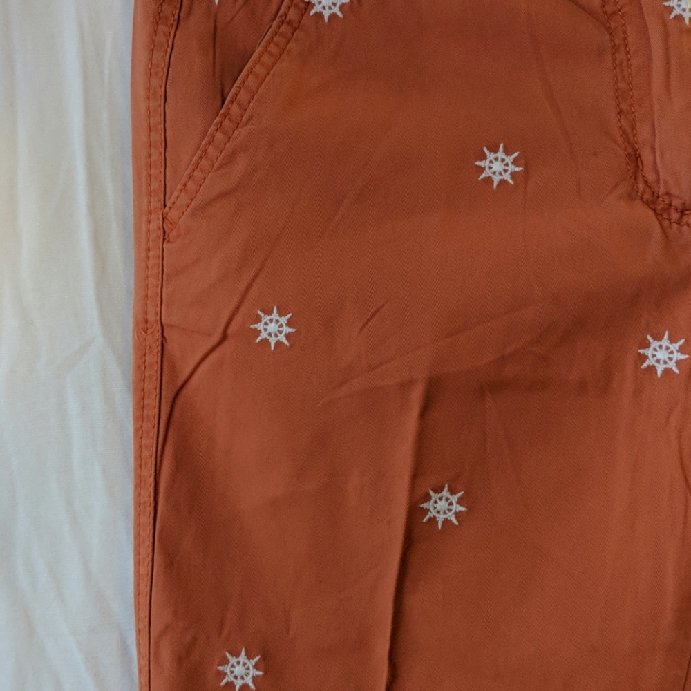 Tommy Hilfiger orange pants sz 6 - Picture 3 of 8